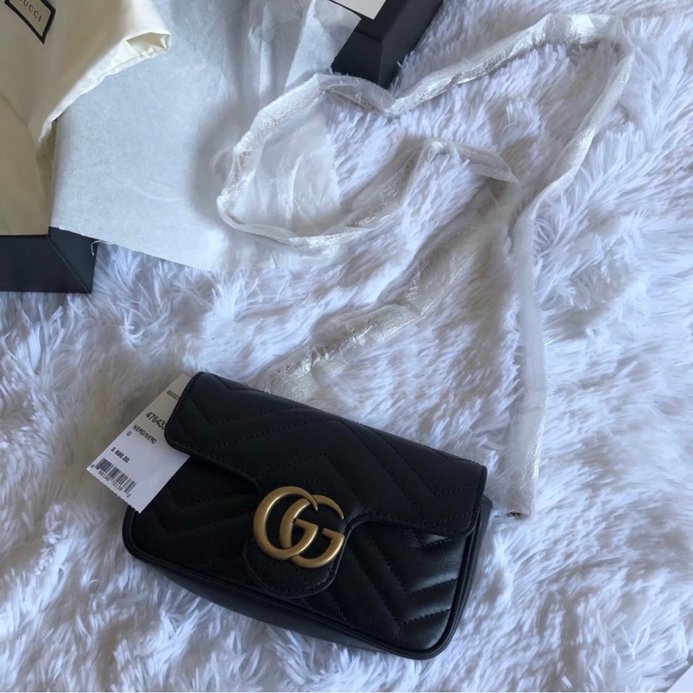 Authentic New Gucci Marmont Super Mini Crossbody